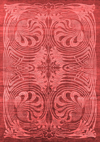 Oriental Red Industrial Rug, urb2146red