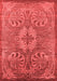 Oriental Red Industrial Area Rugs