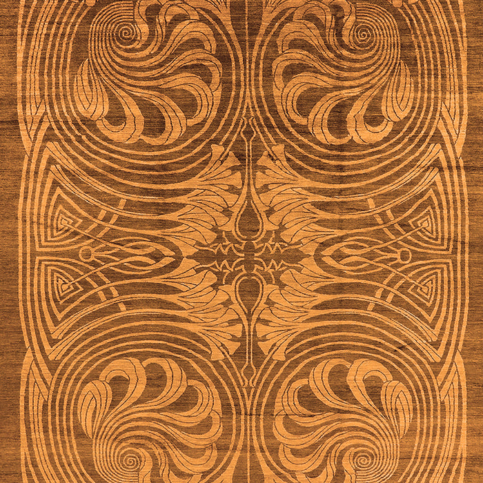 Oriental Orange Industrial Rug, urb2146org