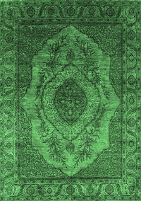 Oriental Emerald Green Industrial Rug, urb2147emgrn