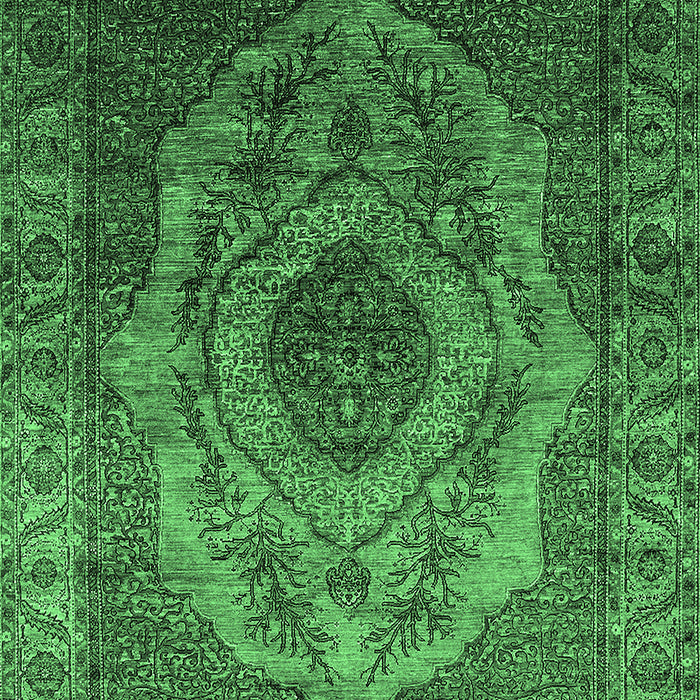Oriental Emerald Green Industrial Rug, urb2147emgrn