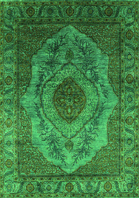 Oriental Green Industrial Rug, urb2147grn