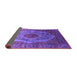 Sideview of Oriental Purple Industrial Rug, urb2147pur