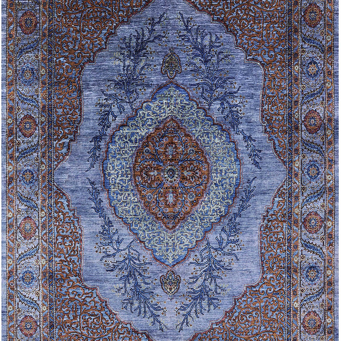 Machine Washable Industrial Modern Plum Purple Rug, wshurb2147