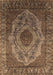 Oriental Brown Industrial Rug, urb2147brn