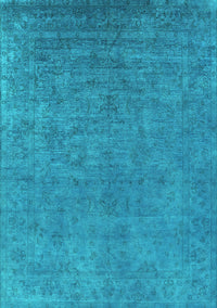 Oriental Turquoise Industrial Rug, urb2148turq