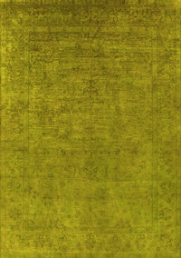 Oriental Yellow Industrial Rug, urb2148yw