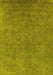 Oriental Yellow Industrial Rug, urb2148yw