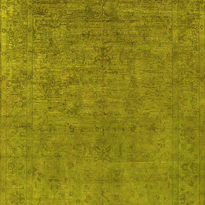 Oriental Yellow Industrial Rug, urb2148yw