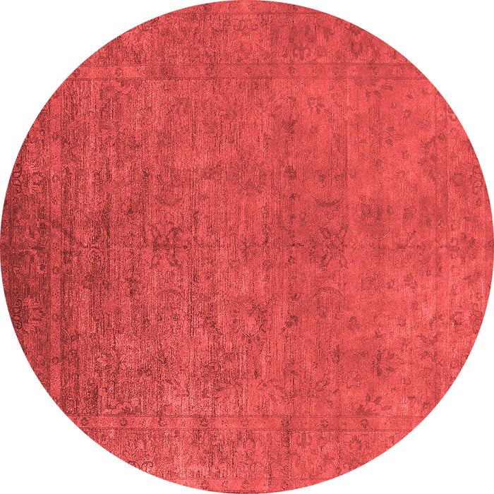 Machine Washable Oriental Red Industrial Rug, wshurb2148red