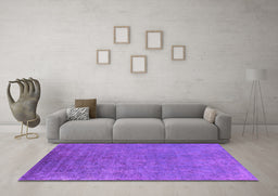 Machine Washable Oriental Pink Industrial Rug in a Living Room, wshurb2148pnk