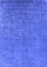 Oriental Blue Industrial Rug, urb2148blu