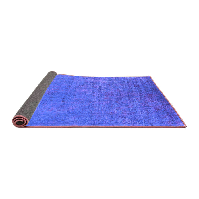 Sideview of Oriental Purple Industrial Rug, urb2148pur