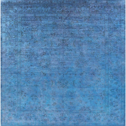 Square Mid-Century Modern Oriental Rug, urb2148