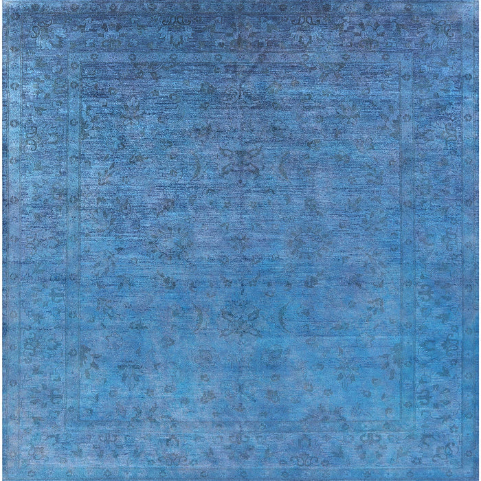 Square Mid-Century Modern Oriental Rug, urb2148