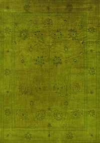 Oriental Yellow Industrial Rug, urb2149yw