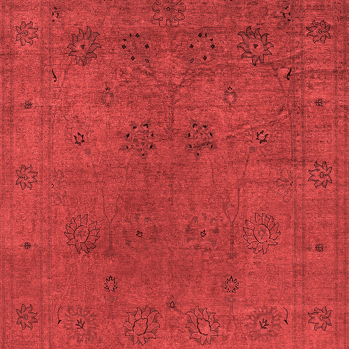 Oriental Red Industrial Area Rugs