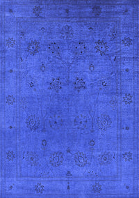 Oriental Blue Industrial Rug, urb2149blu