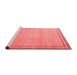 Industrial Red Washable Rugs