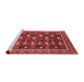 Industrial Red Washable Rugs