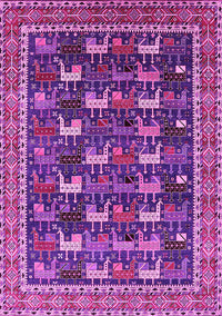 Oriental Pink Industrial Rug, urb2150pnk