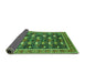 Sideview of Oriental Green Industrial Rug, urb2150grn