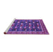 Sideview of Machine Washable Oriental Purple Industrial Area Rugs, wshurb2150pur