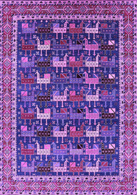 Oriental Purple Industrial Rug, urb2150pur