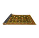 Sideview of Oriental Yellow Industrial Rug, urb2150yw