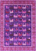 Machine Washable Oriental Pink Industrial Rug, wshurb2150pnk