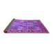 Sideview of Oriental Purple Industrial Rug, urb2151pur