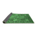 Sideview of Oriental Emerald Green Industrial Rug, urb2151emgrn