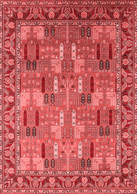 Oriental Red Industrial Rug, urb2151red