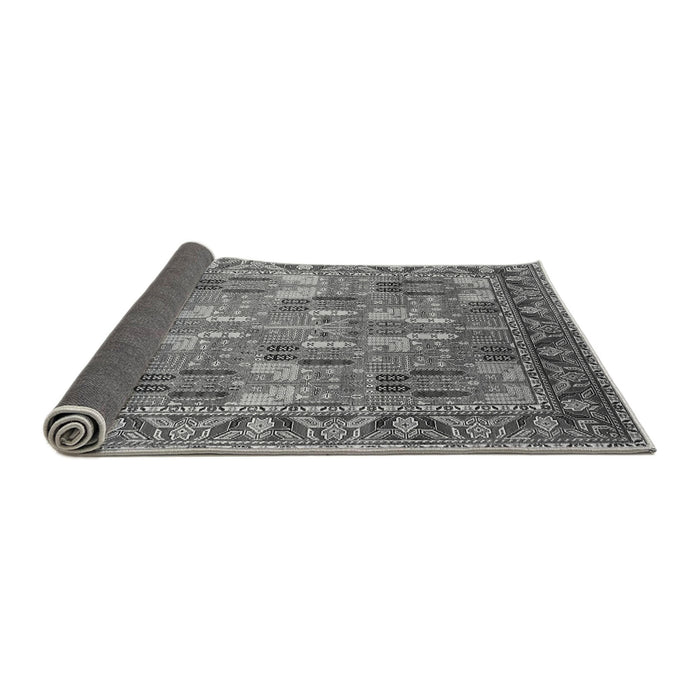 Sideview of Oriental Gray Industrial Rug, urb2151gry