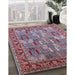 Machine Washable Industrial Modern Dark Raspberry Purple Rug in a Family Room, wshurb2151