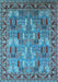 Oriental Light Blue Industrial Rug, urb2151lblu