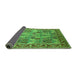 Sideview of Oriental Green Industrial Rug, urb2151grn