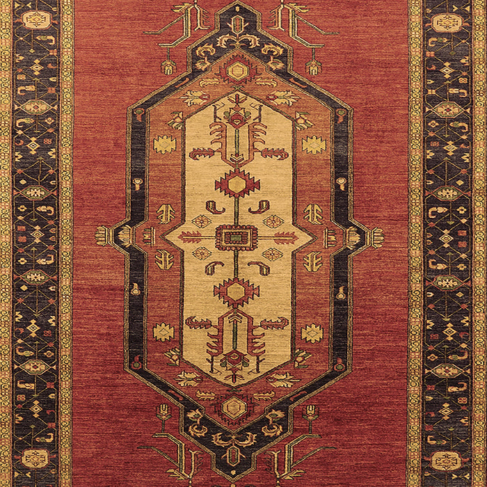 Oriental Brown Industrial Rug, urb2152brn