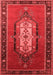 Oriental Red Industrial Area Rugs