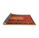 Sideview of Oriental Orange Industrial Rug, urb2152org