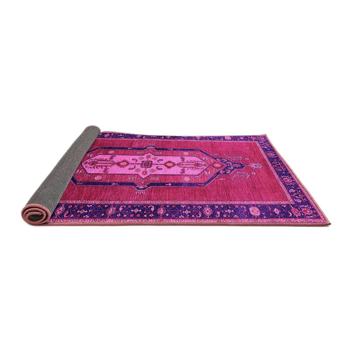 Sideview of Oriental Pink Industrial Rug, urb2152pnk