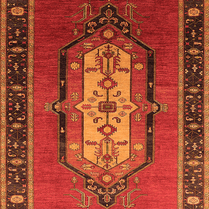 Oriental Orange Industrial Rug, urb2152org