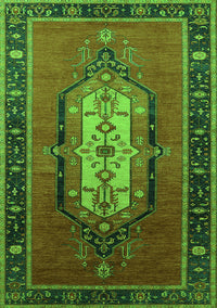 Oriental Green Industrial Rug, urb2152grn