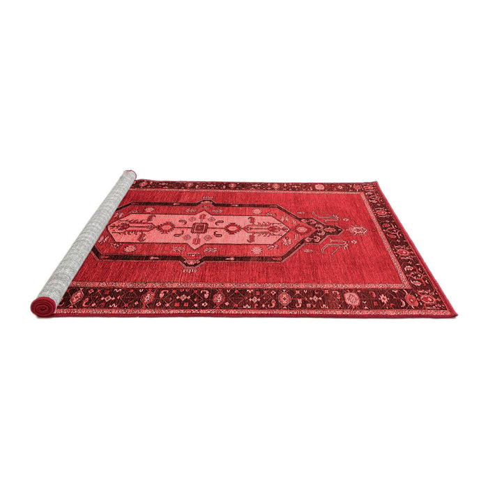 Industrial Red Washable Rugs