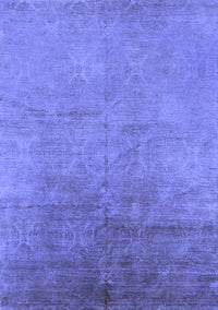 Oriental Blue Industrial Rug, urb2153blu