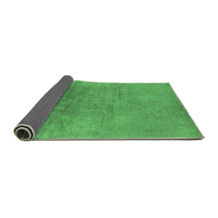 Sideview of Oriental Emerald Green Industrial Rug, urb2153emgrn