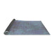 Sideview of Oriental Light Blue Industrial Rug, urb2153lblu