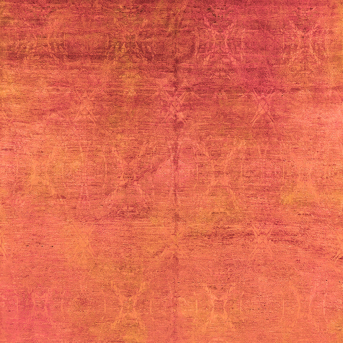 Oriental Orange Industrial Rug, urb2153org