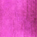 Square Oriental Pink Industrial Rug, urb2153pnk