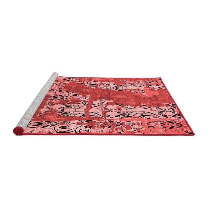 Industrial Red Washable Rugs